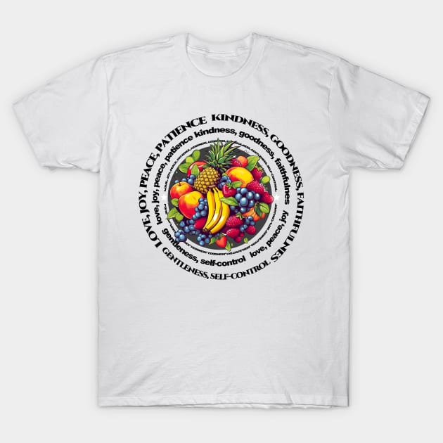 Fruits Of The Spirit Christian T-Shirt by Merch Manias